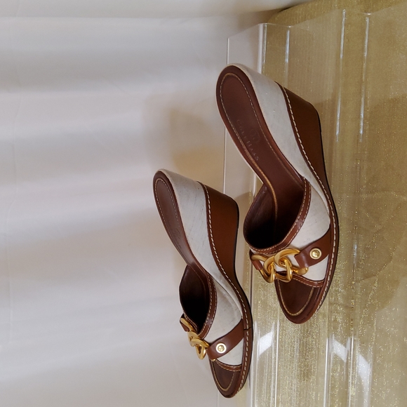 Cole Haan Slides with Chain Detail - Picture 6 of 14